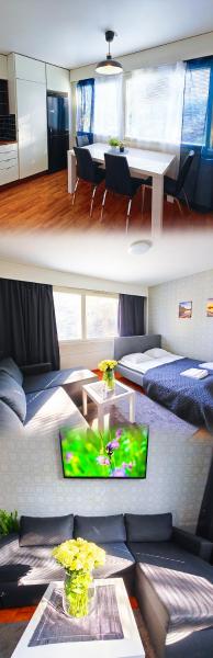 Railway st. central cozy apart+P, Oulu